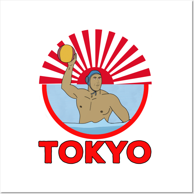 Water Polo 2020 2021 Tokyo Wall Art by DiegoCarvalho